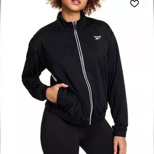 Reebok Women's Tricot Full-Zip Logo Jacket